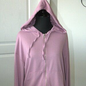 Banana Republic Women's Light Purple Zip Up Hoodie size Small